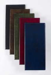 Četveroredni držač posjetnica crni sjaj