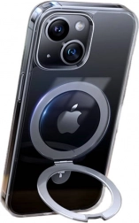 Torras prozirna magnetska futrola sa stalkom za iPhone 15