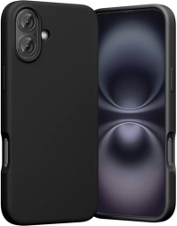 Silikonska futrola Vention za iPhone 16 Plus s MagSafeom, crna