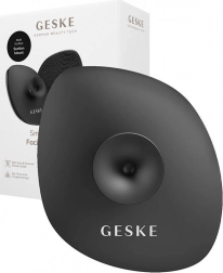 Četkica za čišćenje lica 4u1 s ručkom Geske s aplikacijom (siva)