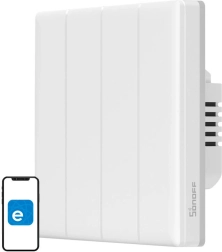 Pametna zidna dodirna Wi‑Fi sklopka Sonoff TX T5 4C