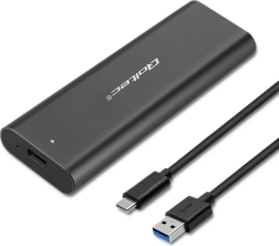 Vanjsko aluminijsko kućište za M.2 SATA SSD (NGFF) s USB‑C, Qoltec