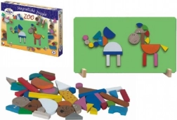 Detoa magnetske puzzle zoo