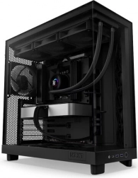 Računalno kućište NZXT H6 Flow s bočnim prozorom crno