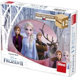 Dino drvene kocke FROZEN II, 12 kom