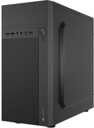 Natec Helix microATX mini tower s USB‑C, crna