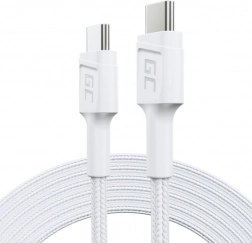 punjački kabel USB‑C na USB‑C 2 m, 60 W Power Delivery, QC 3.0, bijeli