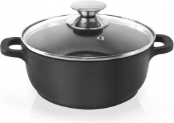 Granitni lonac sa staklenim poklopcem GRANDE 16 cm, 1,4 l