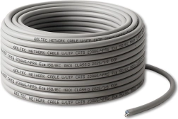 Patch kabel UTP CAT6, bakreni Cu, 1 Gb/s, 100 m, sivi