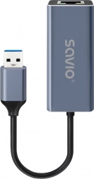 Savio USB-A na RJ‑45 gigabitni ethernet adapter