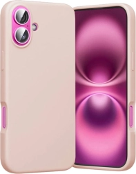 Silikonska futrola s MagSafe za iPhone 16 Plus ružičasta Vention