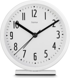 Budilica Hama Skye, bijela, 11,3 cm