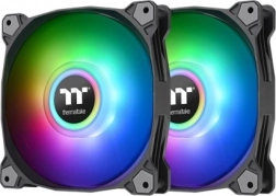 Ventilator Thermaltake Pure Duo 12 ARGB Sync Radiator - pakiranje od 2, crni