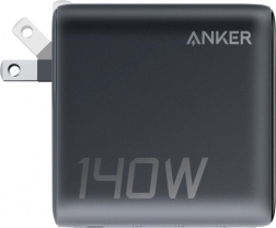 Mrežni punjač ANKER 140W PD 3.1 s USB‑C kabelom i LED, crna