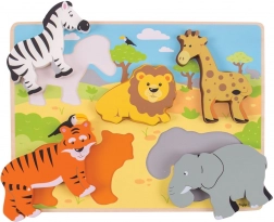 Umetni slagalica safari Bigjigs Toys
