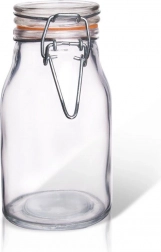 Staklena staklenka s klipsom 200 ml