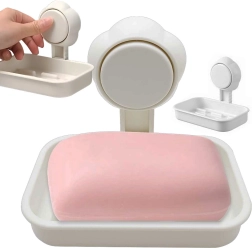 Zidna kupaonska posuda za sapun s vakuumskom čašicom