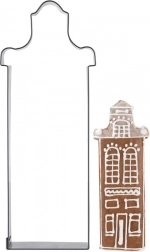 Rezač za kolačiće od nehrđajućeg čelika kućica 14 cm