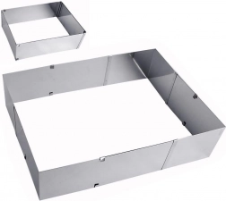 Podesivi čelični kalup za pečenje 24–46 × 20–38 cm