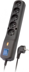 Prenaponska zaštita Lestar LF-530WA, 3L EMI/RFI, 1,5 m, crna