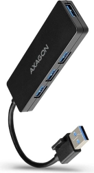 Axagon HUE-G1A tanki 4-portni USB čvorište 3.2 Gen 1 s USB-A kabelom 14 cm