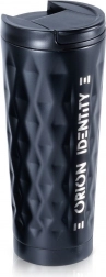 Termo šalica od nehrđajućeg čelika 500 ml – crna ORION