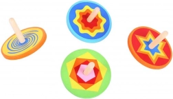 Drvena šarena vrteška Bigjigs Toys