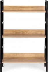 Polica od MDF-a s metalnim okvirom loft, 3 razine ModernHome