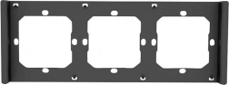 Okvir za prekidač SONOFF M5 80 trostruki sivo-crni
