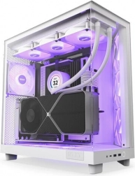 računalno kućište NZXT H6 Flow RGB, bijelo