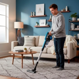 Štapni usisavač 3-u-1 600 W s kabelom i ciklonskom filtracijom