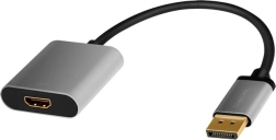 Adapter DisplayPort na HDMI 4K 60 Hz, aluminijski, 0,15 m