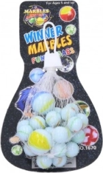 Staklene klikere Mramor