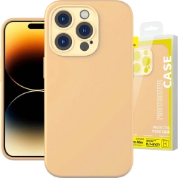 Baseus Liquid Silica Gel futrola za iPhone 14 Pro Max + kaljeno staklo i set za čišćenje – Sunglow