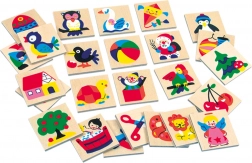 Bino drvene slikovne oznake za vrtiće