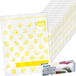 Vrećice s patentnim zatvaračem za hranu 18 × 23 cm, 20 kom