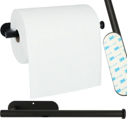 Crni držač za papirnate ručnike