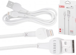 L-BRNO kabel Lightning brzi punjač USB-A bijeli