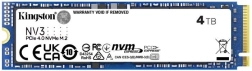 Interni SSD Kingston NV3 4 TB, M.2 2280, PCIe 4.0 NVMe