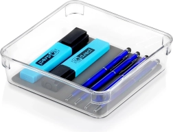 Orion sivi organizator za ladicu 16 × 16 × 4,5 cm