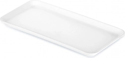 Bijeli pravokutni poslužavni pladanj 29,5 × 15 cm