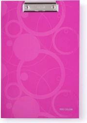 Pisaća podloga s metalnim klipom NEO COLORI ružičasta