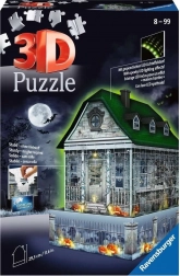Ravensburger 3D puzzle sablasna kuća sa svjetlećim efektom, 216 dijelova