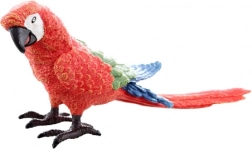 Plastična figurica ara papige crvene boje 17 cm