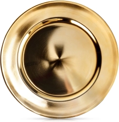 Zlatni podmetač za tanjur 33 cm