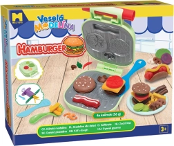 MODELO Vesela modelina Hamburger set