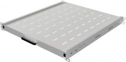 Izvlačna polica za 19" rack 1U, 500 mm, siva
