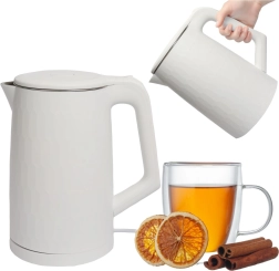 Putni bežični električni kuhalo za vodu 1,8 l 1500 W s okretnom bazom – bijelo