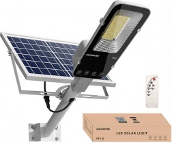 Solarna ulična lampa Superfire s daljinskim upravljačem, 1400 lm, 20000 mAh, IP65