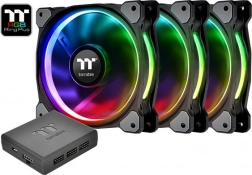 Thermaltake Riing 12 RGB Plus TT Premium Edition, set 3× 120 mm ventilatora